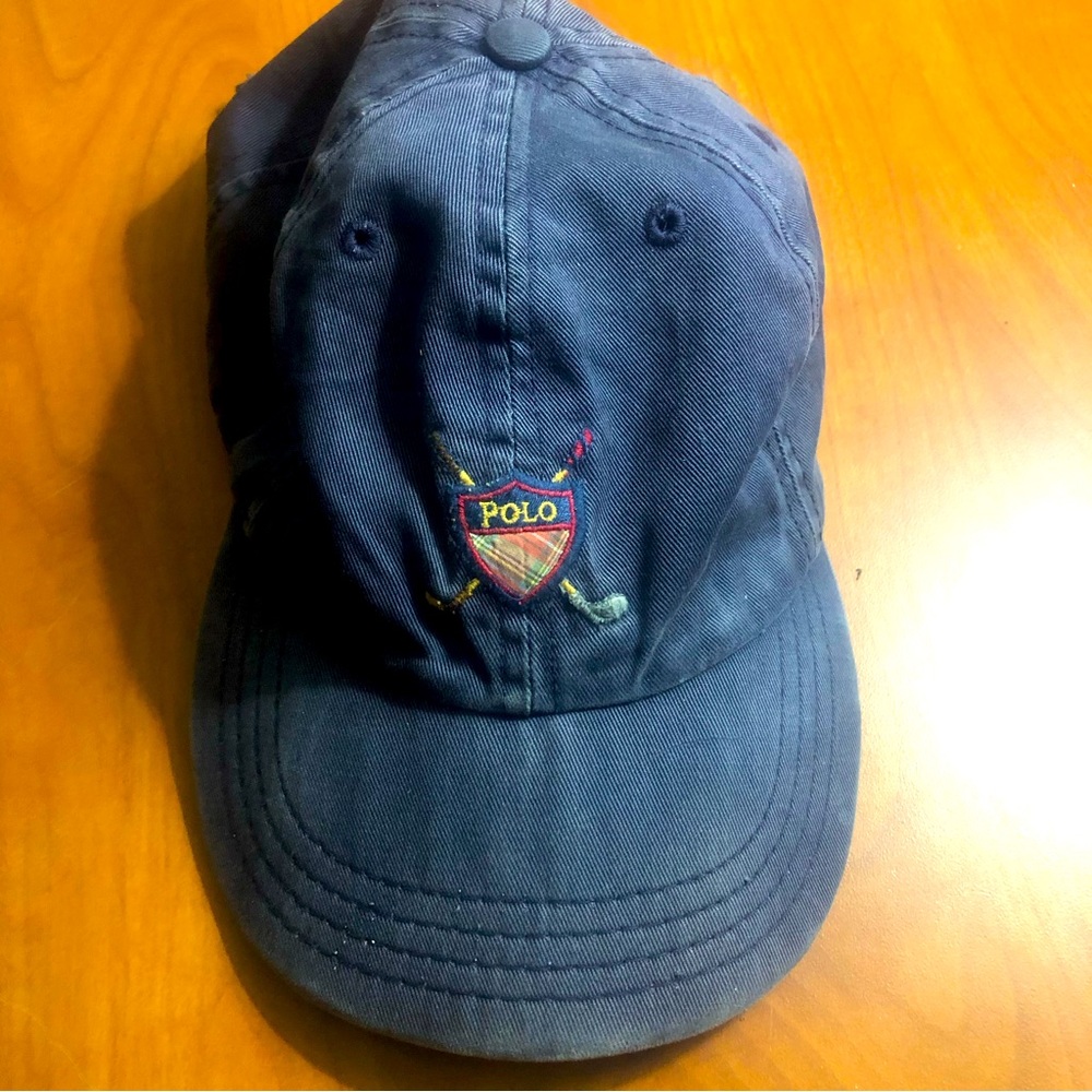 Vintage Blue Polo (Golf) by Ralph Lauren cap/hat.